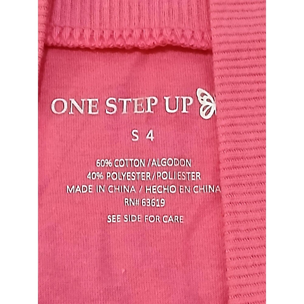 One Step Up Toddler Girl's Short Sleeve Sequin Shrug Top (Size 4) Pink - NWOT!! - Picture 3 of 6